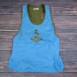 NUYU NEW NWT Medium Blue Tri Delt Delta DDD Sorority Jersey Tank Top
